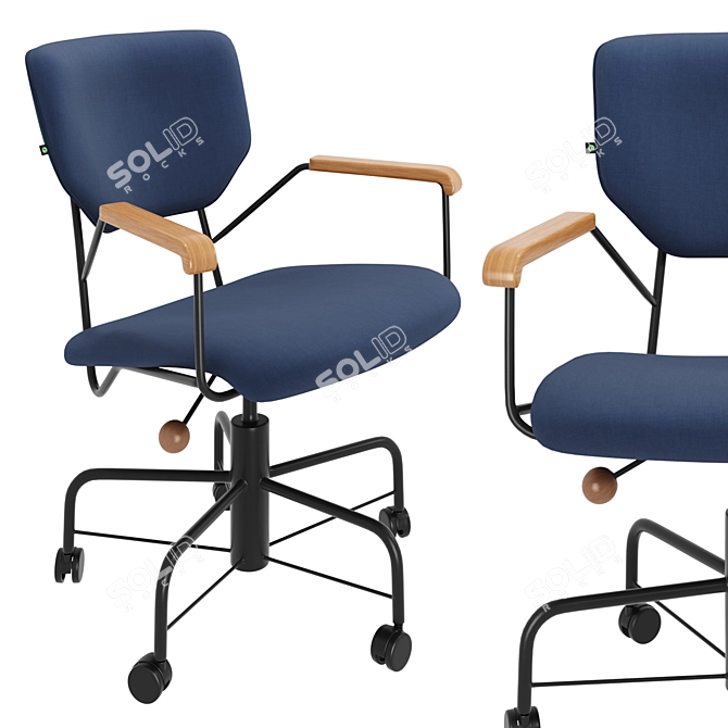 Fernando Jaeger's Serafina Office Chair 3D model image 1