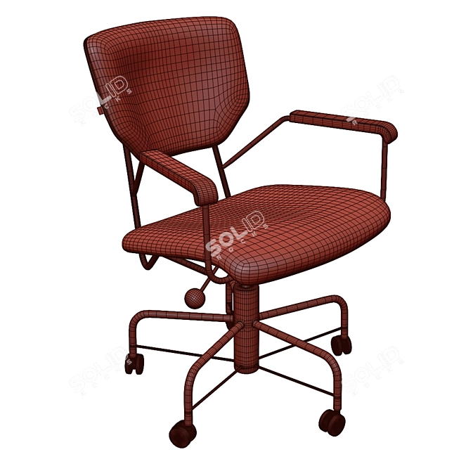 Fernando Jaeger's Serafina Office Chair 3D model image 6