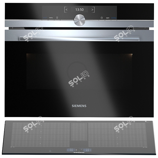 Siemens Kitchen Appliances Set 3D model image 4