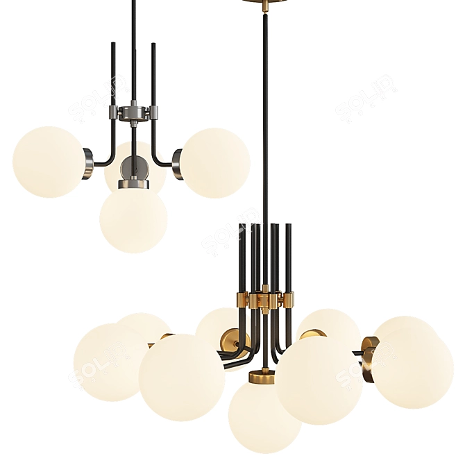 Elegant Parsons Chandelier 2013 3D model image 1