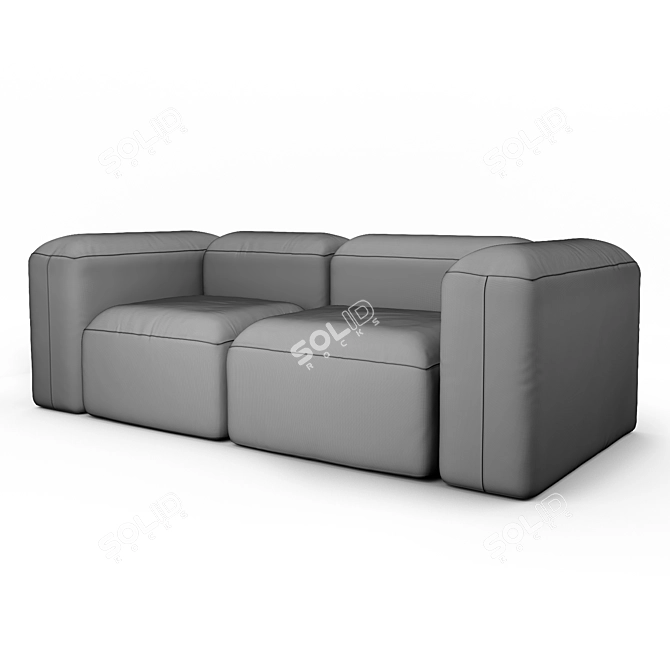 Pishka 2 Modular Sofa: Versatile Comfort from FORM Mebel 3D model image 4