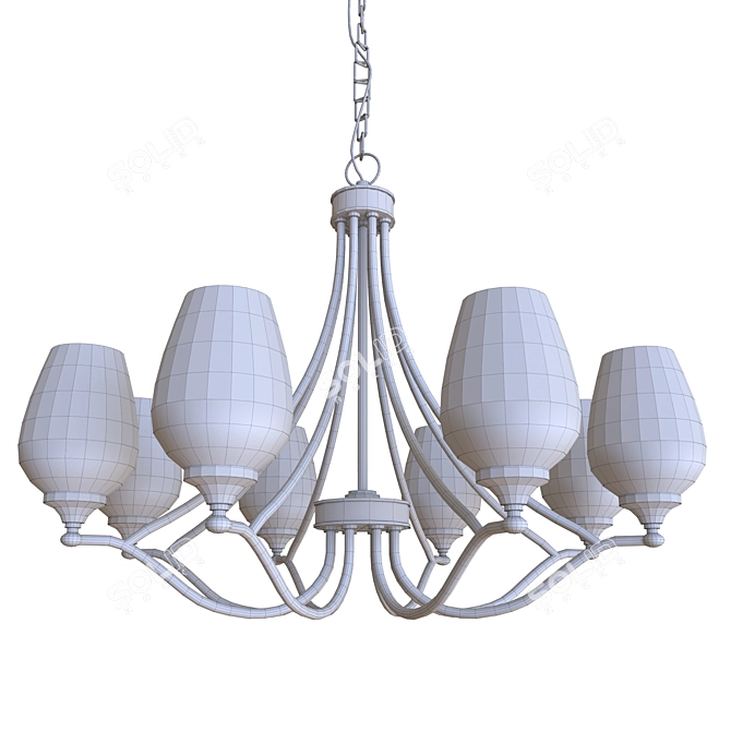 Elegant CHIARO PALERMO Light 3D model image 2