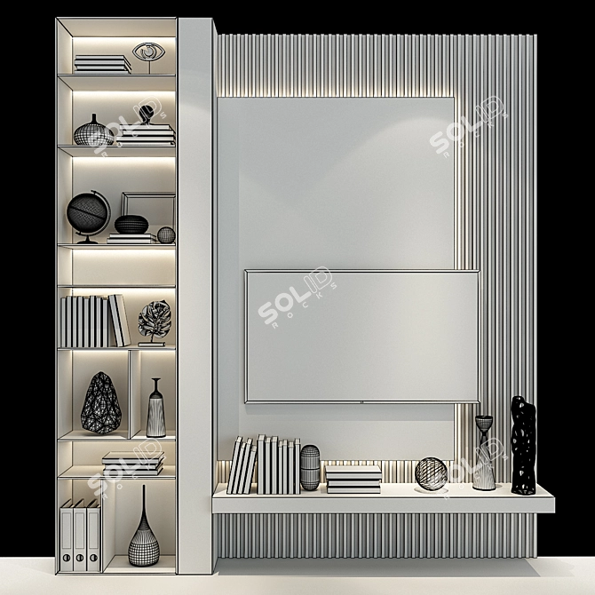 Modern Cabinet Furniture: Stylish & Functional 3D model image 2