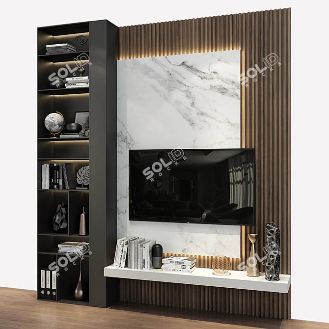 Modern Cabinet Furniture: Stylish & Functional 3D model image 3