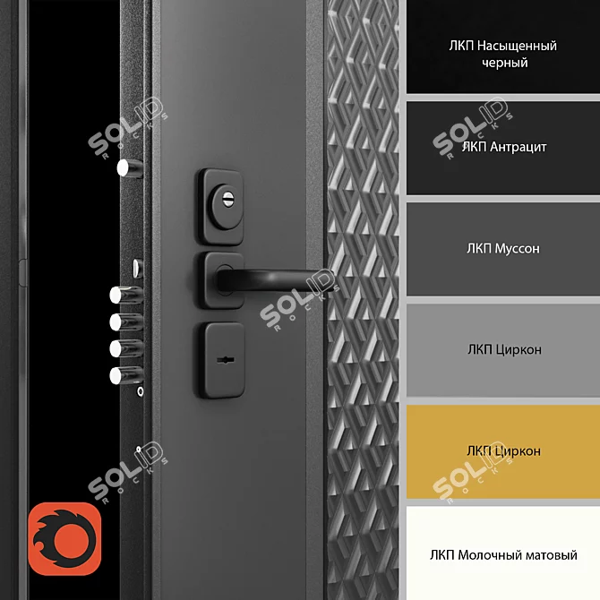 ОМ Torex Ultimatum UD-4: Digitally Dynamic Door Design 3D model image 2