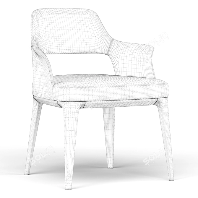 Sophie Lite Chair: Elegant and Ergonomic Furniture 3D model image 5