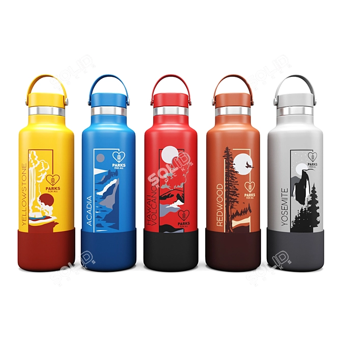 National Park Hydro Flask 3D model image 2