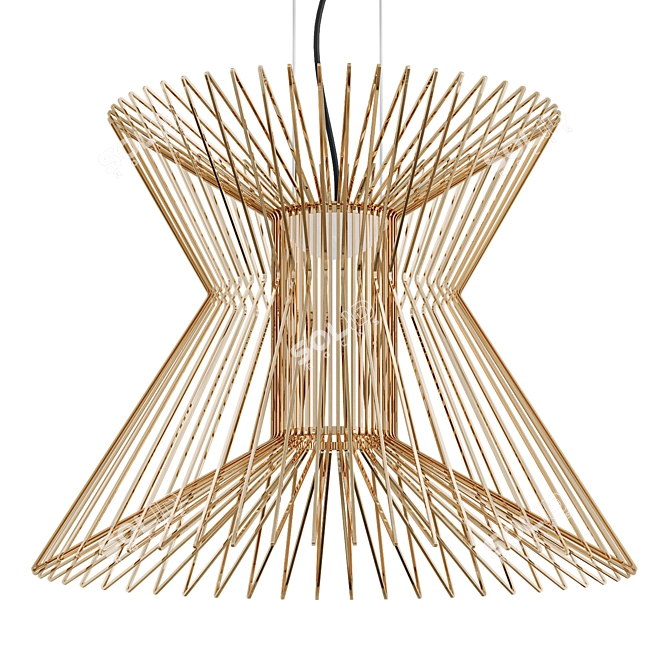 Syrma LED Pendant: Modern Millimeter Beauty 3D model image 1