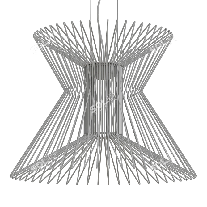 Syrma LED Pendant: Modern Millimeter Beauty 3D model image 3