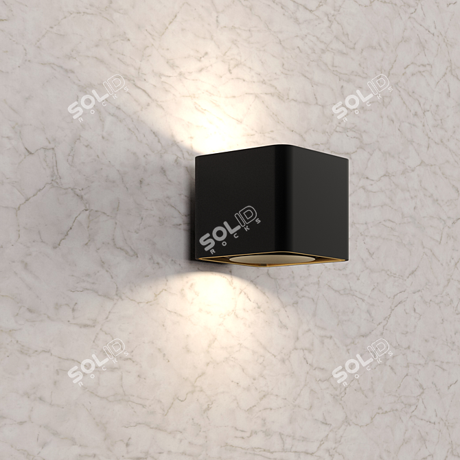 Elegant Light Gray Marble 3D model image 2