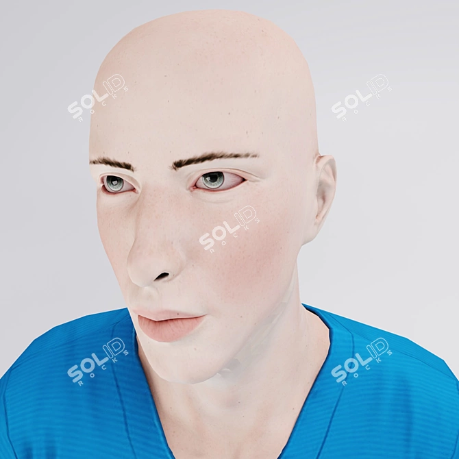 Modern Millimeter Human 3D Model 3D model image 3