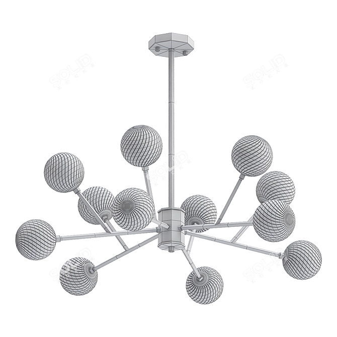 EMBOS B Lighting Fixture: Elegant and Modern 3D model image 2