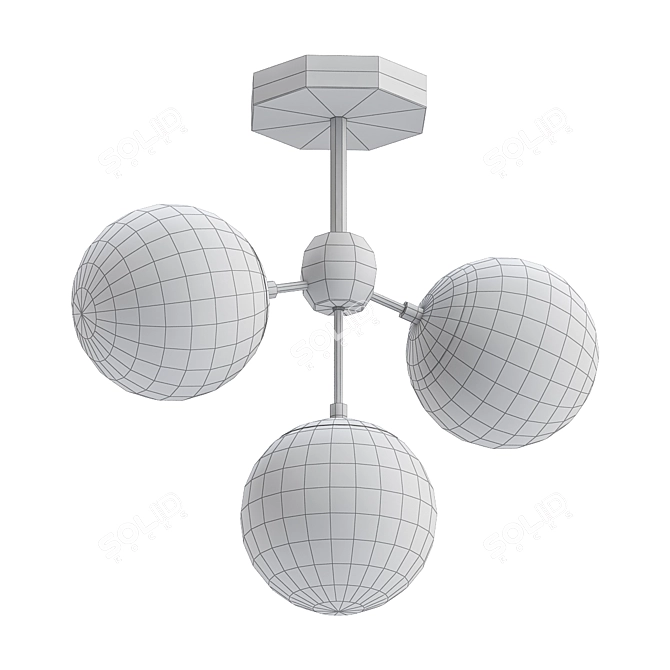 St Luce Stampo Ceiling Chandelier 3D model image 2