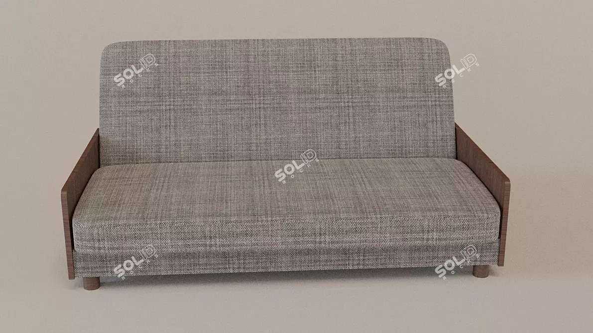  Soviet Chic Sofa 3D model image 5