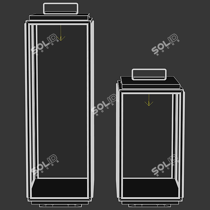 Tekna Ilford Floor On Battery XL 3D model image 4