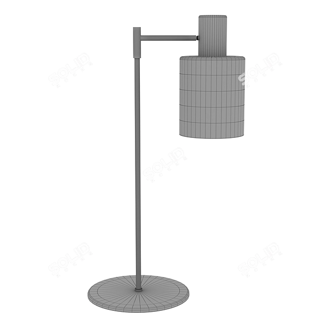 Elegant Table Lamp with Polys: 12,080 3D model image 2