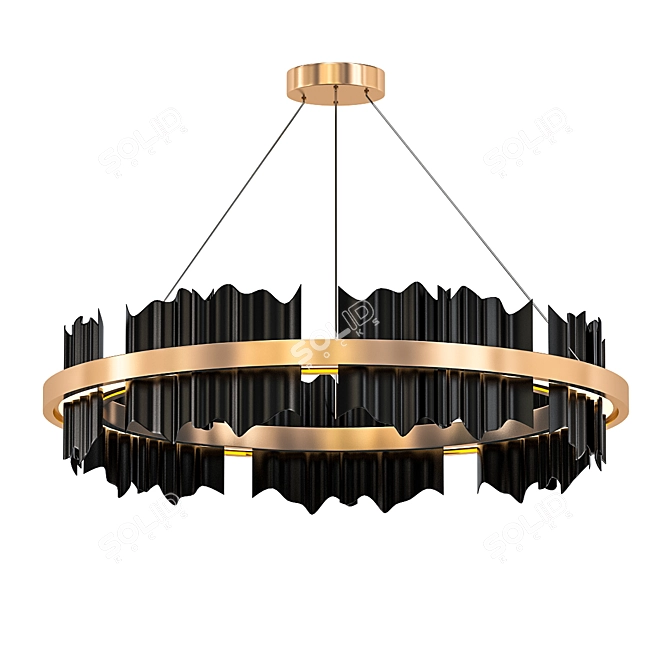Krenan Ruskonaa LED Chandelier 3D model image 1