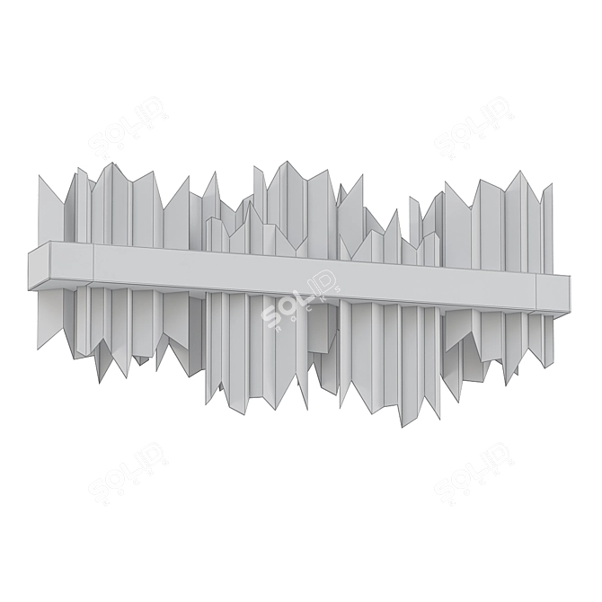 Nordic Glow Skons: Premium LED Lighting 3D model image 2