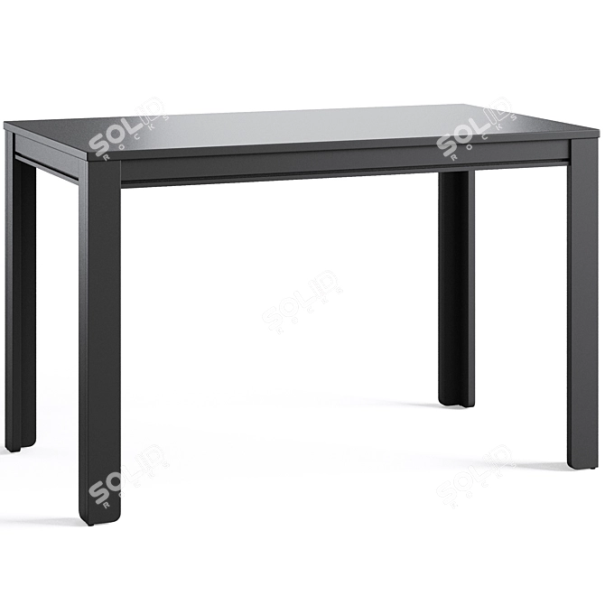 Adjustable Kids Table with Large Surface 3D model image 2