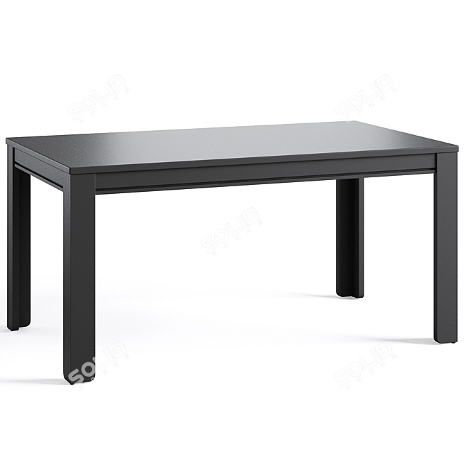 Adjustable Kids Table with Large Surface 3D model image 3