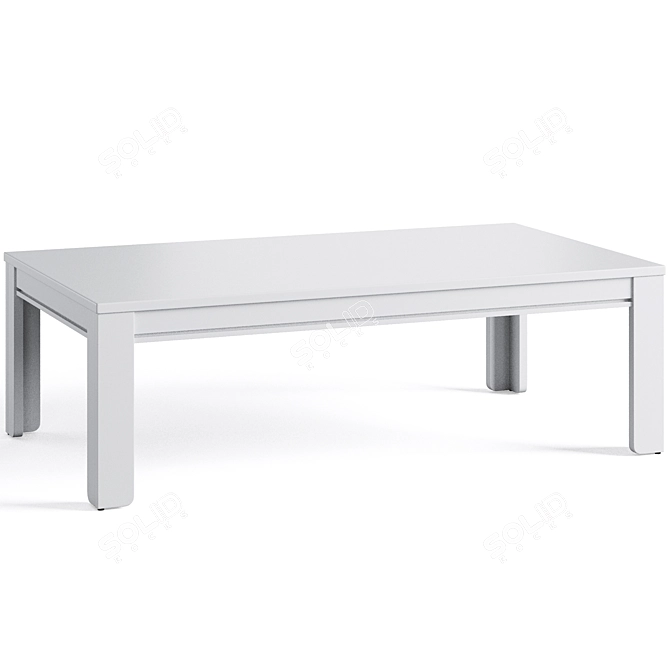 Adjustable Kids Table with Large Surface 3D model image 4