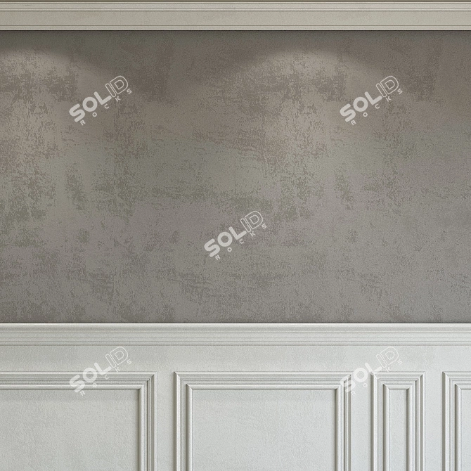 Elegant Molding Plaster 226 3D model image 3