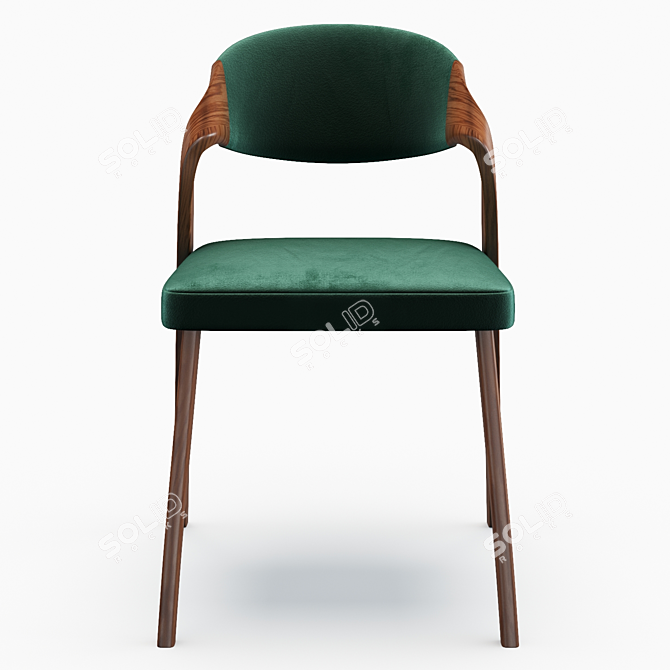 Elegant Spin Chair: Comfortable and Stylish 3D model image 4