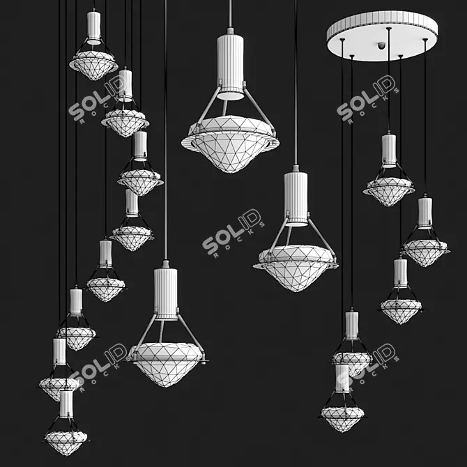 Glasgow More: Modern Lampatron 3D model image 2