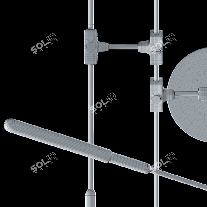 Dawn 10 Horizontal Pendant Light 3D model image 2