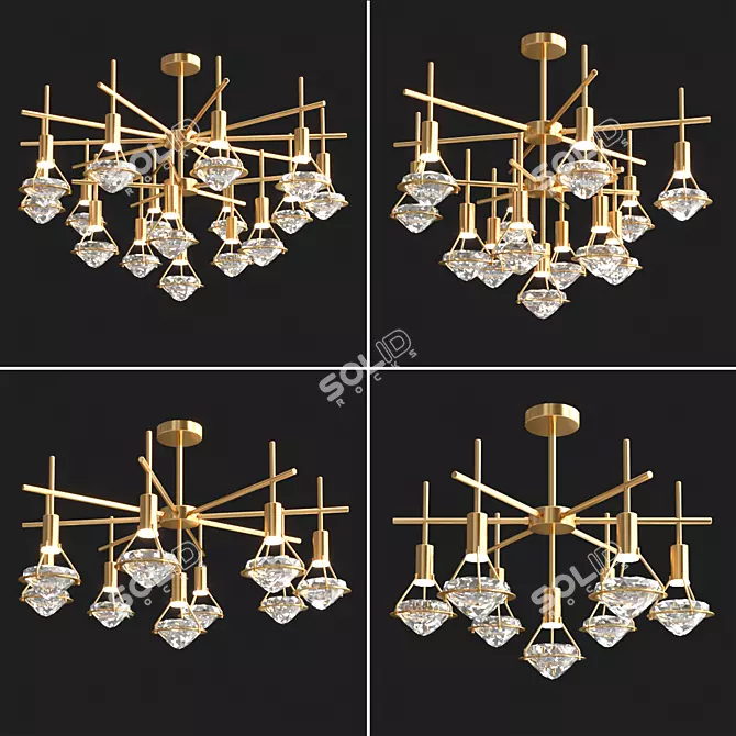 Glasgow CH Pendant Lamp 3D model image 1