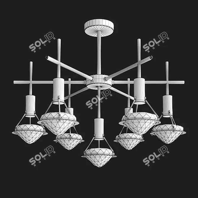 Glasgow CH Pendant Lamp 3D model image 2