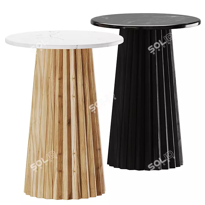 Minimalist Wood Table | Vical Home 3D model image 1