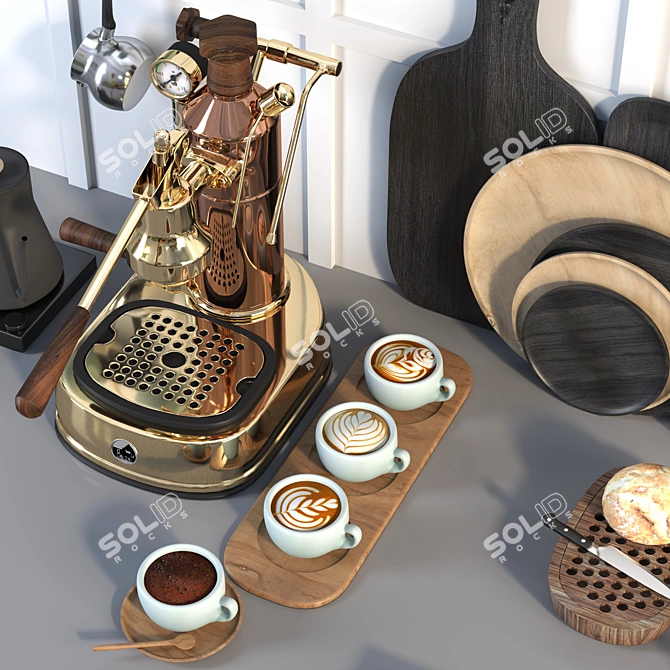 Essential Kitchen Accessories 3D model image 2