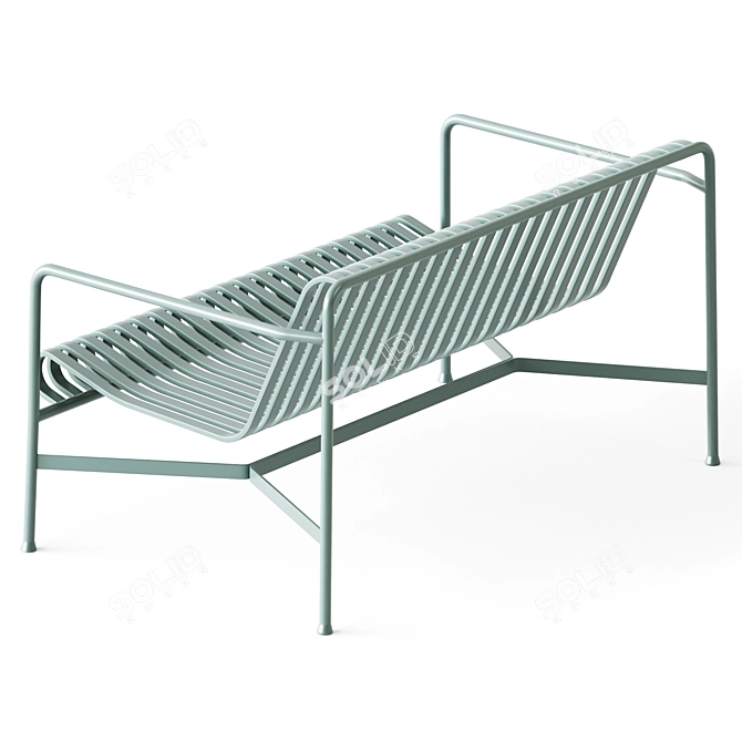 Stylish Palissade Lounge Sofa 3D model image 2