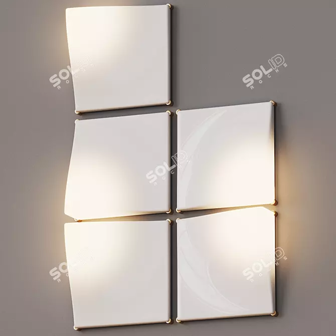 Modern Illumination: Googie by Baxter 3D model image 1