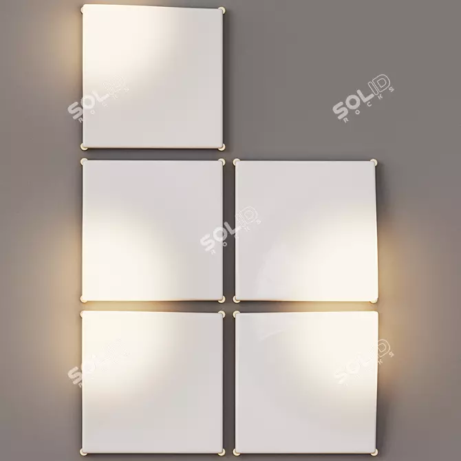 Modern Illumination: Googie by Baxter 3D model image 5