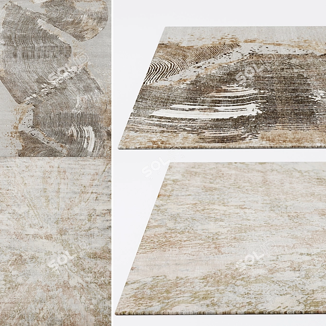 Rainforest Carpet Set: Ridge & Dryade 3D model image 1