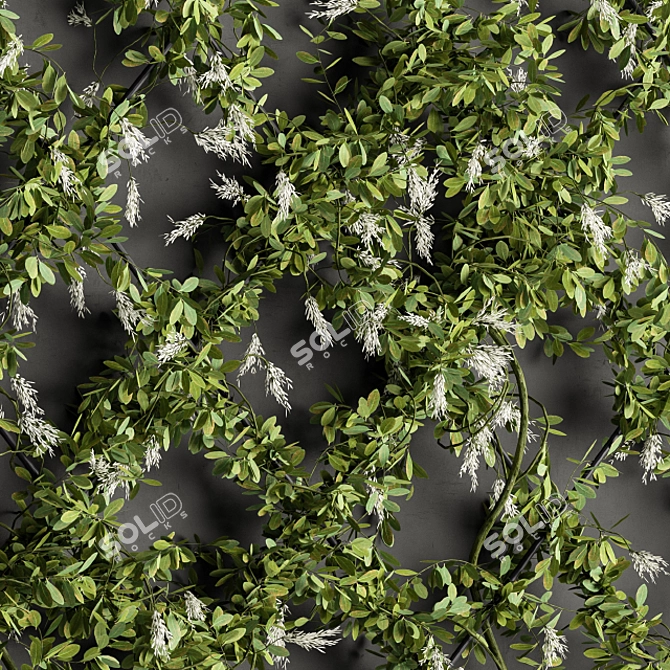 Green Wall - Outdoor Vertical Garden 3D model image 2