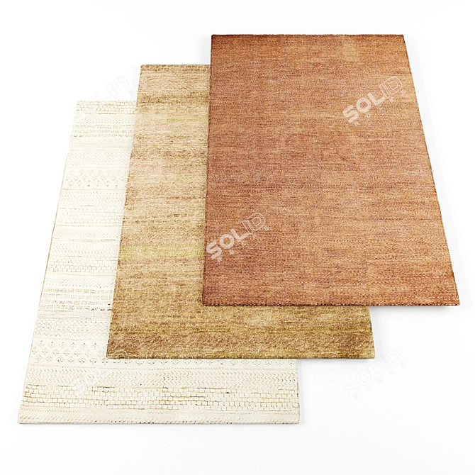 Assorted Carpets Collection 3D model image 1