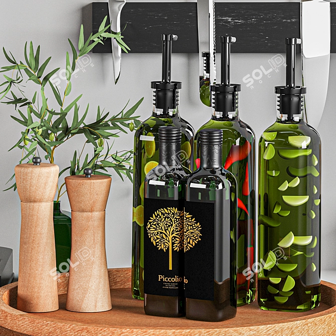 Versatile Kitchen Accessories 2018 3D model image 4