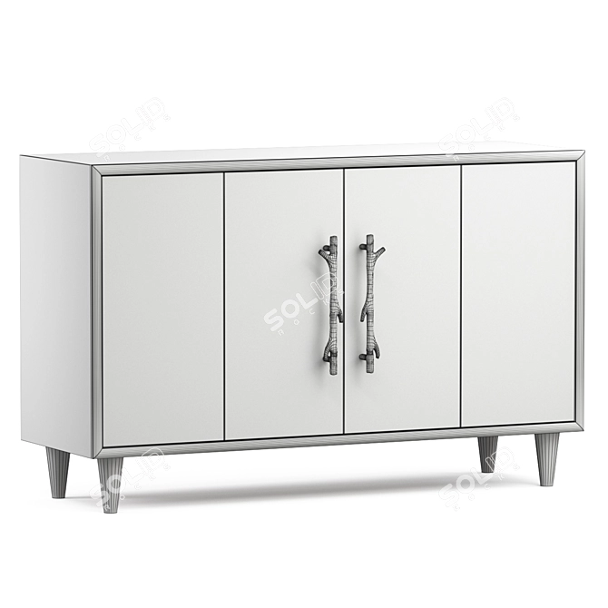 Elegant Hooker Brennon: Versatile & Stylish 3D model image 5