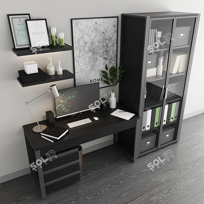 Versatile Workspace Solution 3D model image 3