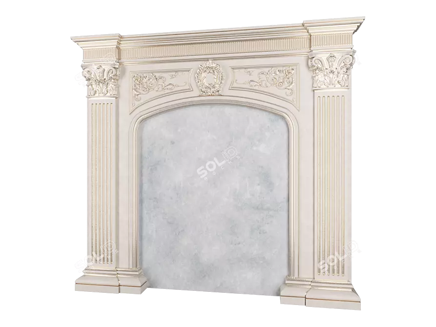 Classic Arch Portal 3D model image 1