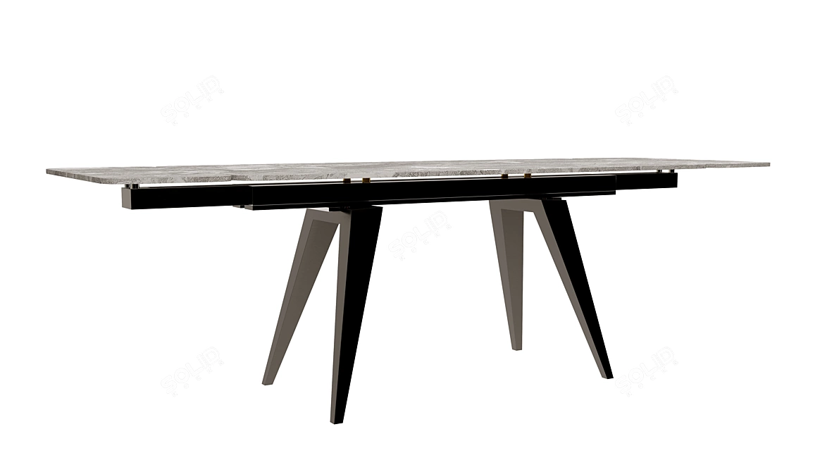 Sleek Folding Table Ramses 3D model image 1