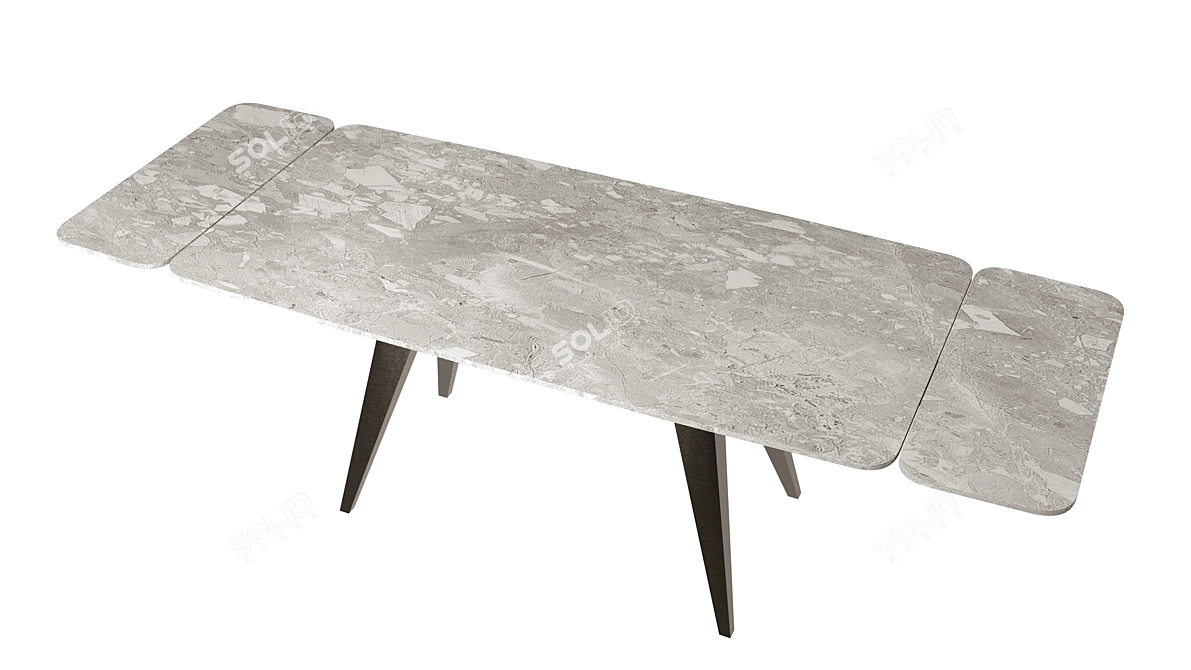 Sleek Folding Table Ramses 3D model image 2