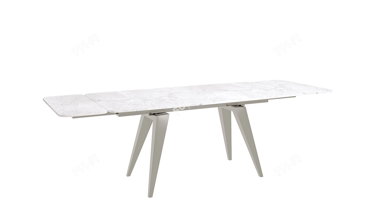 Sleek Folding Table Ramses 3D model image 4