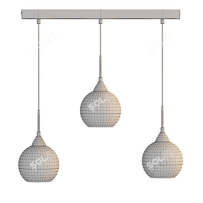 Modern Iceberg Pendant Lamp 3D model image 3