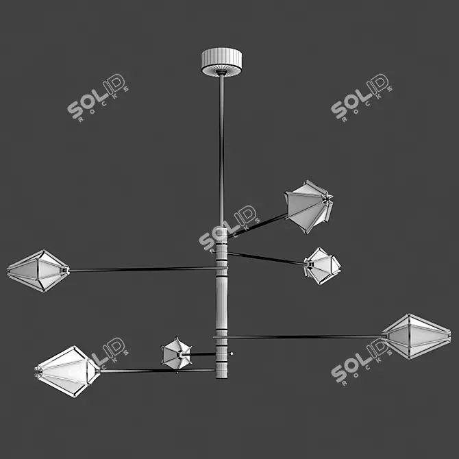 Lux Diamond Lamp by Lampatron 3D model image 2