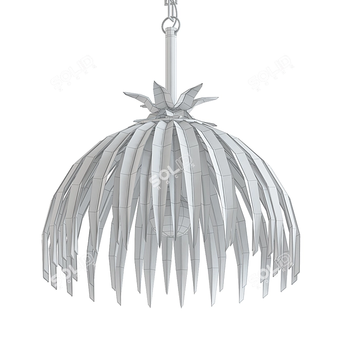 Regina Andrew Dahlia Pendant 3D model image 2