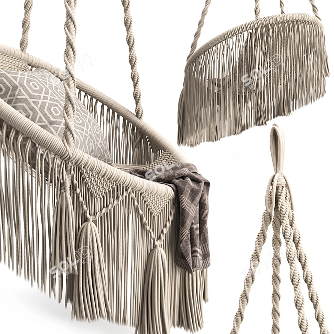 Luxury Swing Chair: Imperial Elegance 3D model image 6